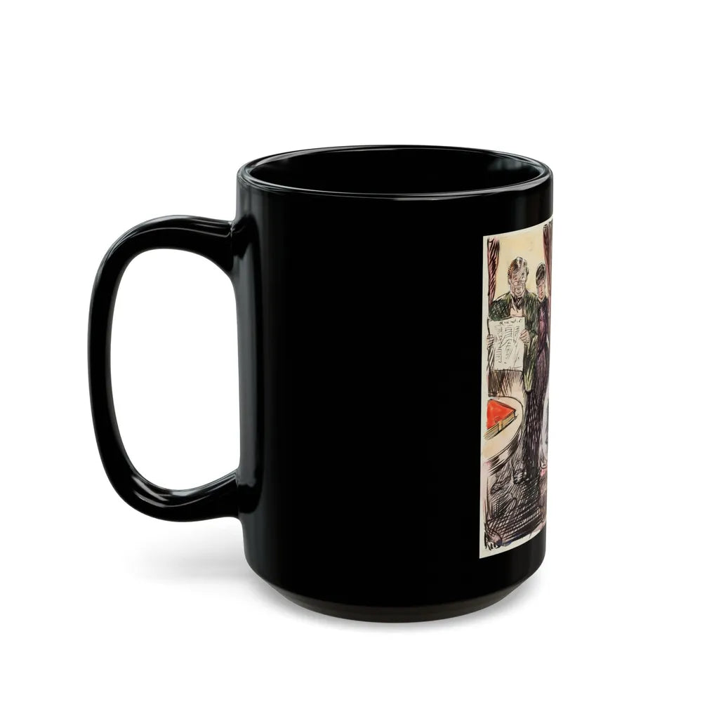 Grand March Illustration - Black Coffee Mug-Go Mug Yourself