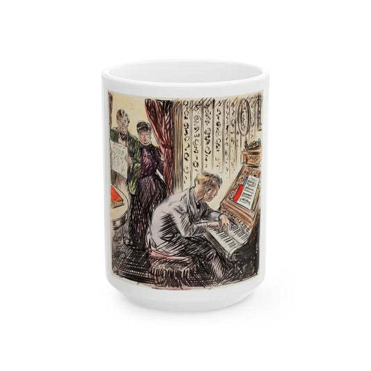 Grand March Illustration - White Coffee Mug-15oz-Go Mug Yourself