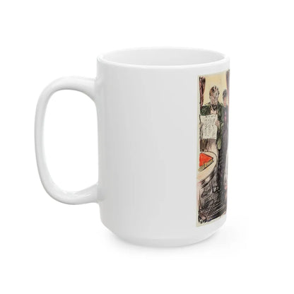 Grand March Illustration - White Coffee Mug-Go Mug Yourself