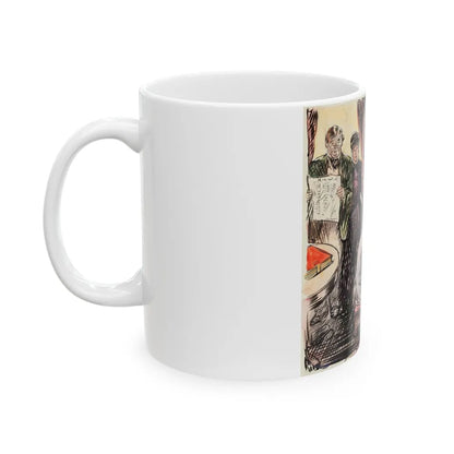 Grand March Illustration - White Coffee Mug-Go Mug Yourself