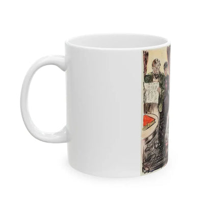 Grand March Illustration - White Coffee Mug - Go Mug Yourself
