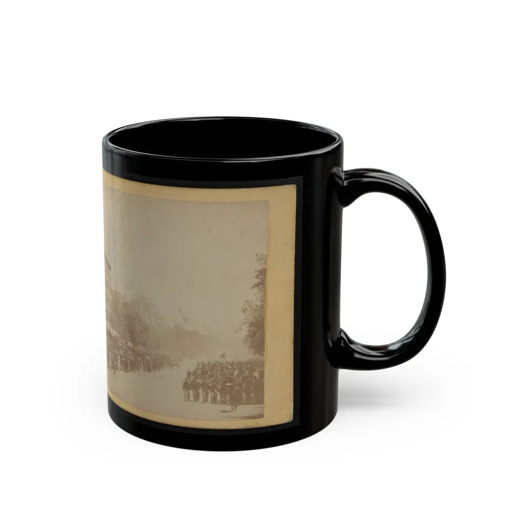 Grand Review Of The Great Veteran Armies Of Grant And Sherman At Washington, On The 23rd And 24th May, 1865 (U.S. Civil War) Black Coffee Mug-Go Mug Yourself