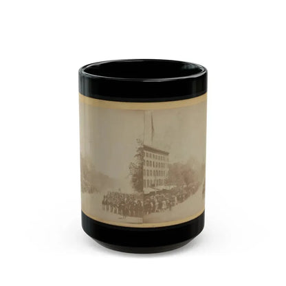 Grand Review Of The Great Veteran Armies Of Grant And Sherman At Washington, On The 23rd And 24th May, 1865 (U.S. Civil War) Black Coffee Mug 15oz - Go Mug Yourself