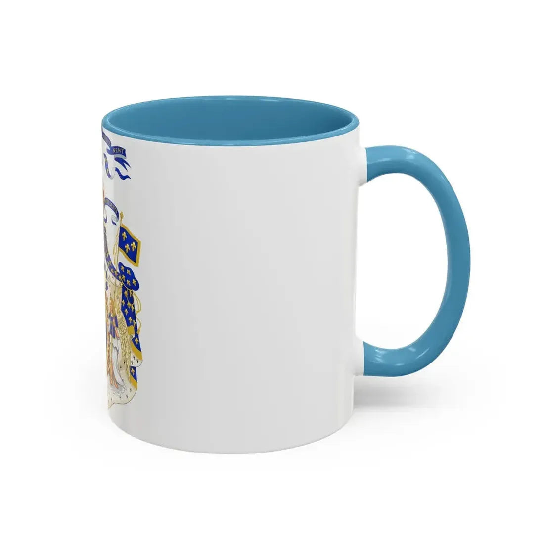 Grand Royal Coat of Arms of France - Accent Coffee Mug - Go Mug Yourself