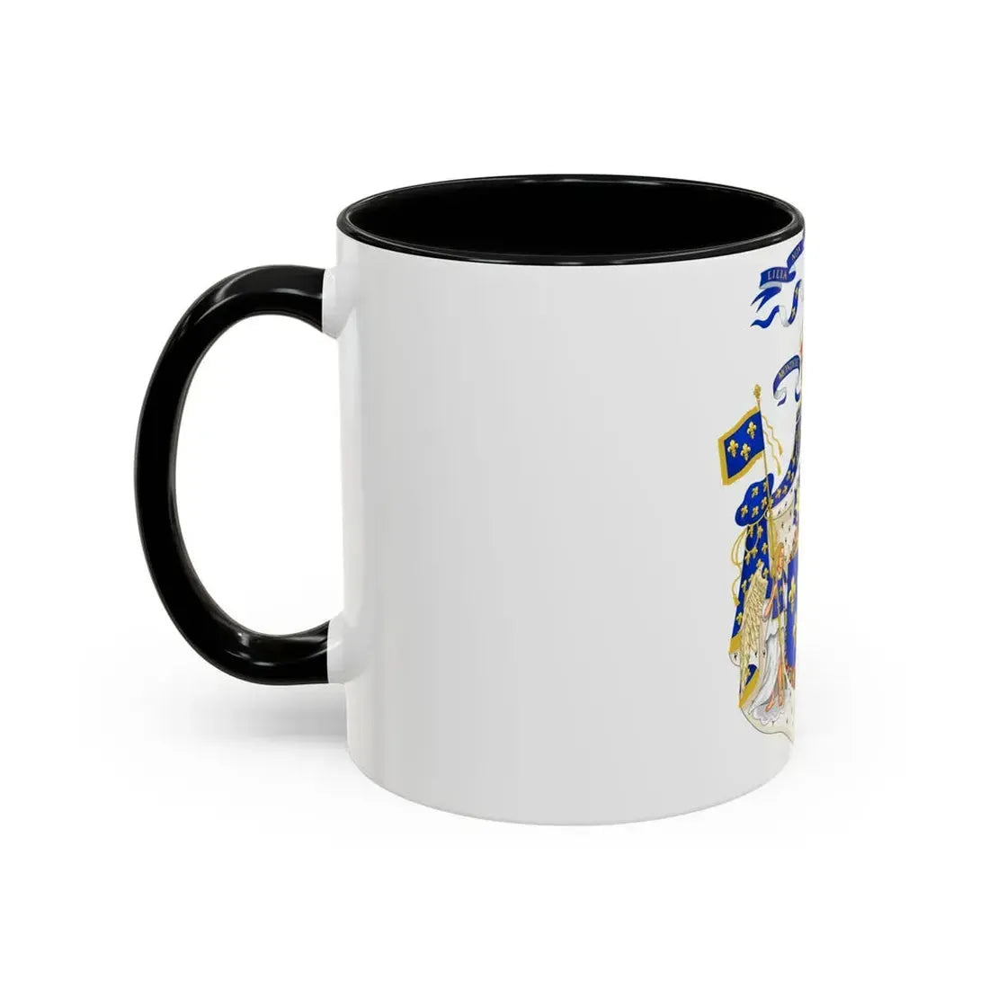 Grand Royal Coat of Arms of France & Navarre - Accent Coffee Mug - Go Mug Yourself