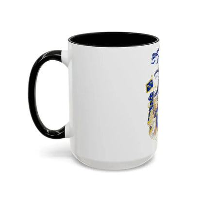 Grand Royal Coat of Arms of France & Navarre - Accent Coffee Mug - Go Mug Yourself