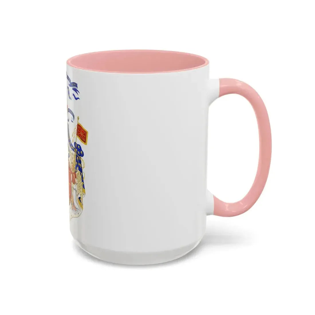 Grand Royal Coat of Arms of France & Navarre - Accent Coffee Mug - Go Mug Yourself