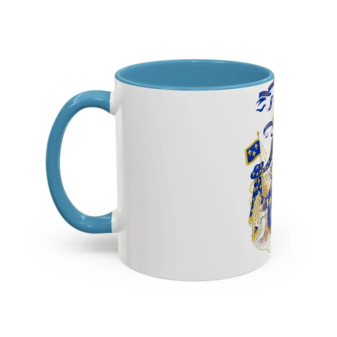 Grand Royal Coat of Arms of France & Navarre - Accent Coffee Mug - Go Mug Yourself