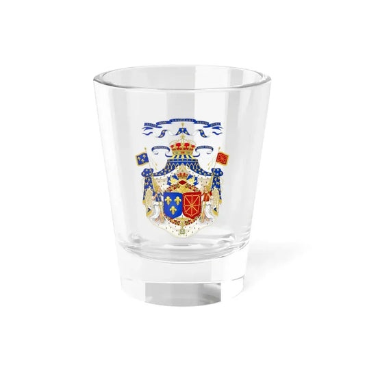 Grand Royal Coat of Arms of France & Navarre - Shot Glass 1.5oz 1.5oz - Go Mug Yourself