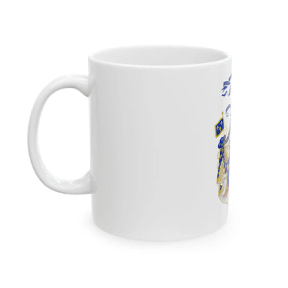 Grand Royal Coat of Arms of France & Navarre - White Coffee Mug - Go Mug Yourself