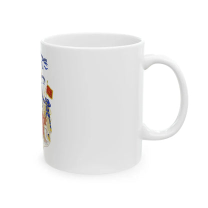 Grand Royal Coat of Arms of France & Navarre - White Coffee Mug - Go Mug Yourself