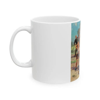 Grandma Hits a Home Run - White Coffee Mug-Go Mug Yourself