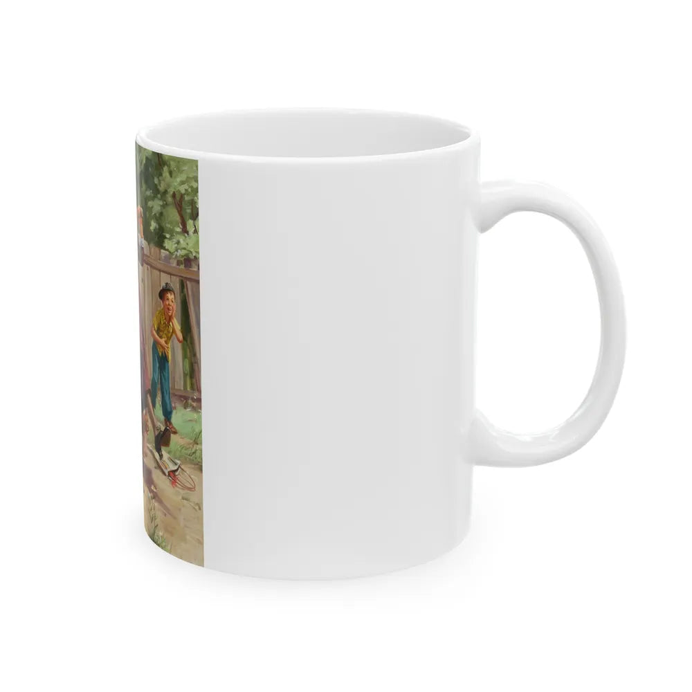 Grandma Hits a Home Run - White Coffee Mug-Go Mug Yourself