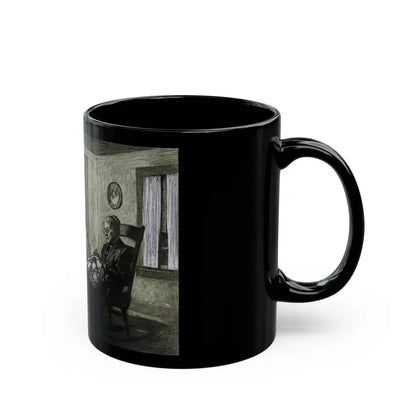 Grandmother's Rug, Redbook magazine, December 1926 - Black Coffee Mug - Go Mug Yourself