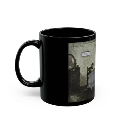 Grandmother's Rug, Redbook magazine, December 1926 - Black Coffee Mug - Go Mug Yourself