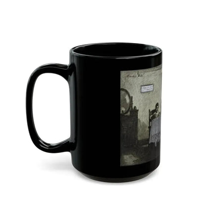 Grandmother's Rug, Redbook magazine, December 1926 - Black Coffee Mug - Go Mug Yourself