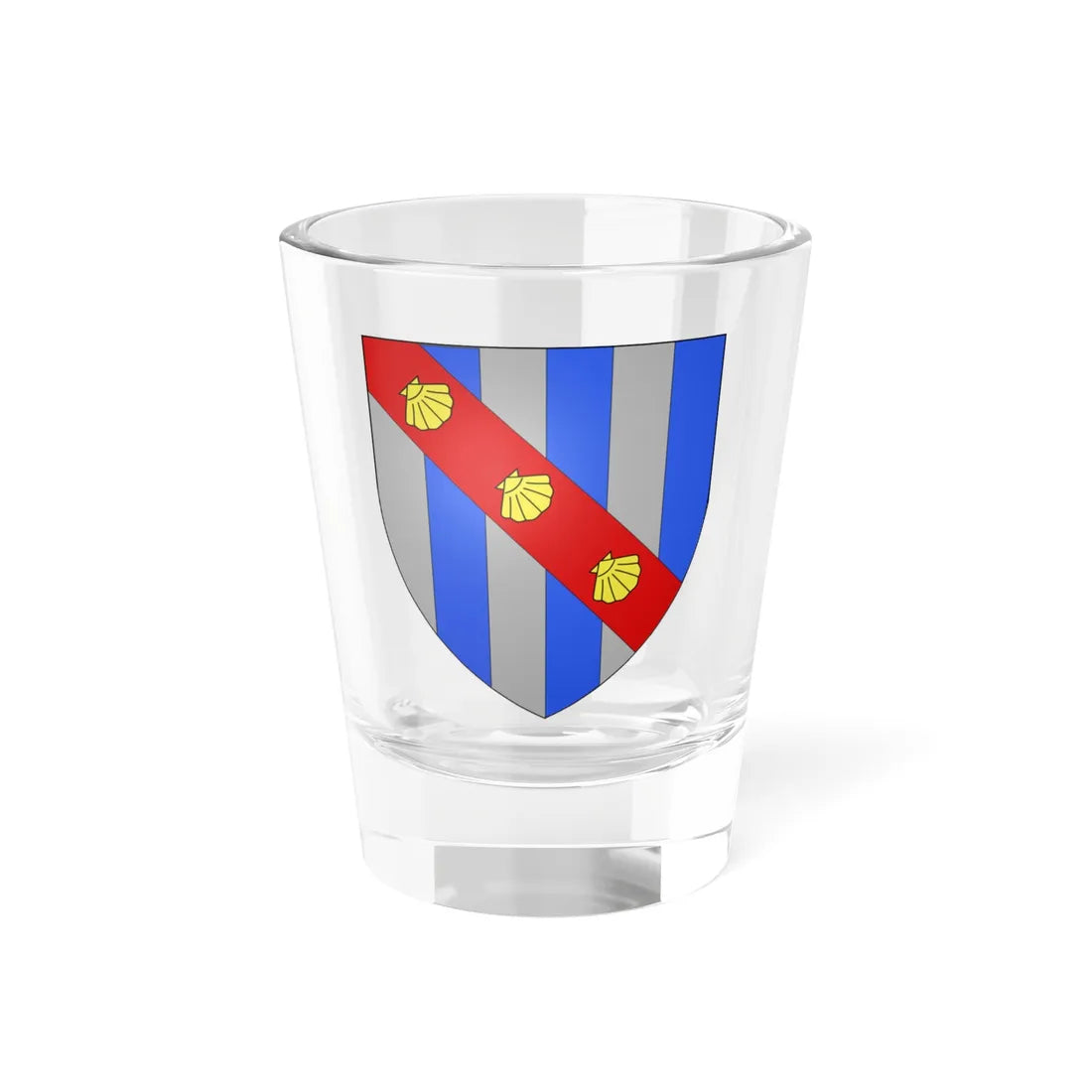 Grandson Arms (Switzerland) (Coat of Arms) Shot Glass 1.5oz 1.5oz - Go Mug Yourself