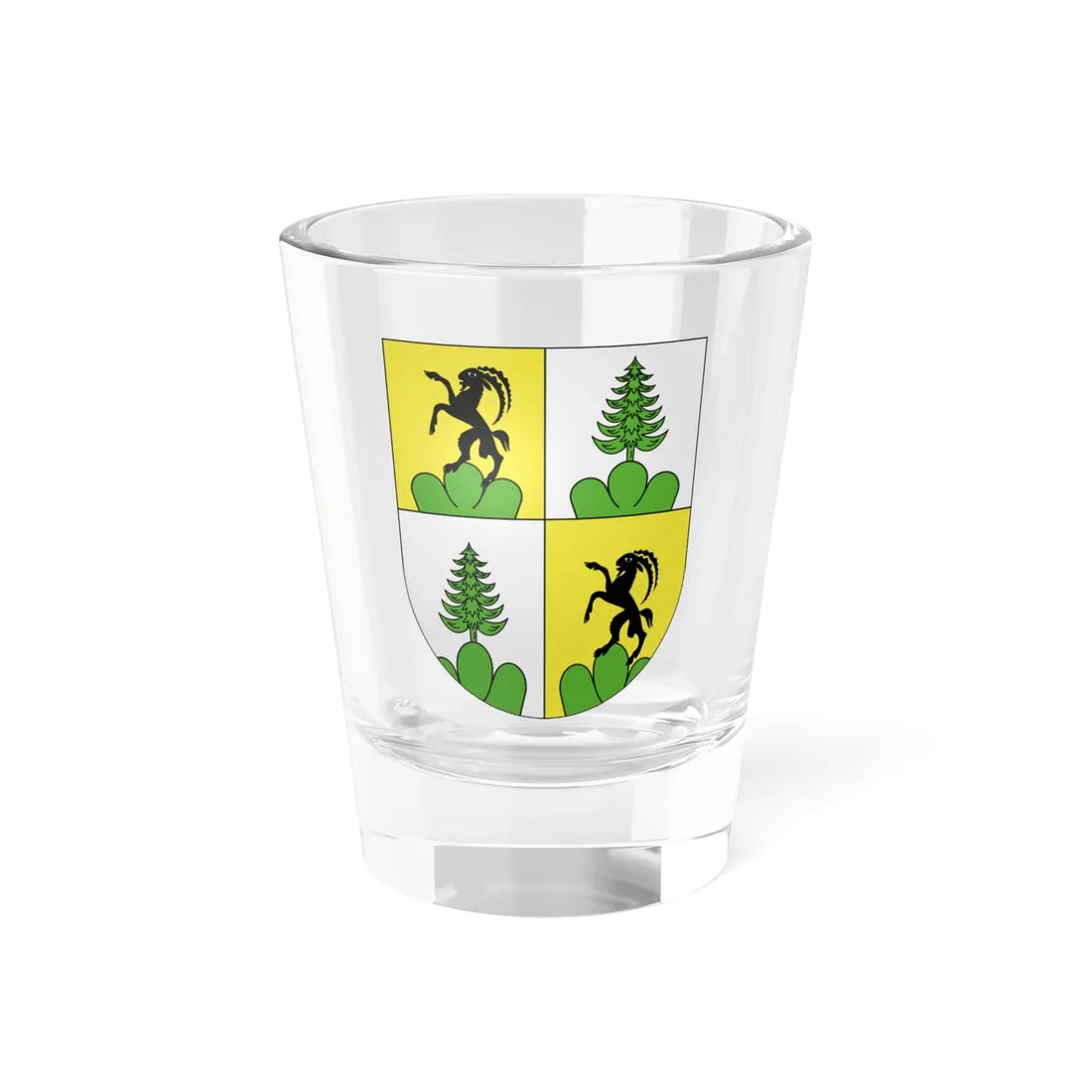 Granges-coat of arms (Switzerland) (Coat of Arms) Shot Glass 1.5oz 1.5oz - Go Mug Yourself