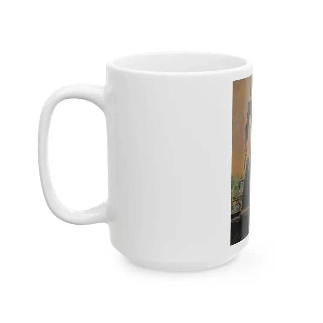 Granny Git Your Gun, Collier's Weekly story illustration, September 11, 1943 - White Coffee Mug - Go Mug Yourself