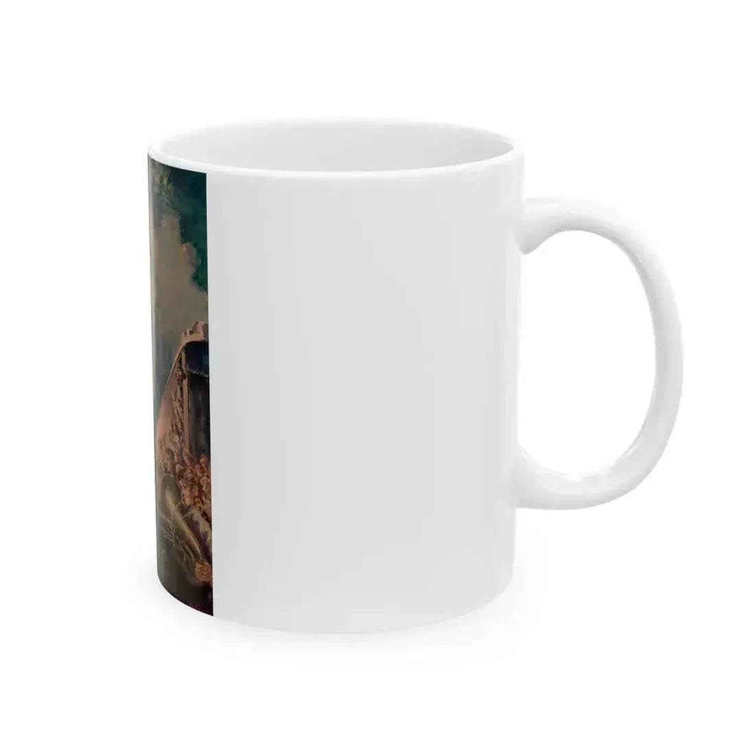 Granny Git Your Gun, Collier's Weekly story illustration, September 11, 1943 - White Coffee Mug - Go Mug Yourself