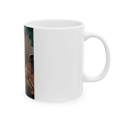 Granny Git Your Gun, Collier's Weekly story illustration, September 11, 1943 - White Coffee Mug - Go Mug Yourself