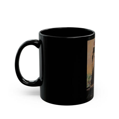 Granny Git Your Gun, Collier's Weekly story illustration, September 11, 1943 - Black Coffee Mug-Go Mug Yourself