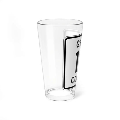 Grant County Route 10 MN (Minnesota) (Road Sign) Pint Glass 16oz - Go Mug Yourself