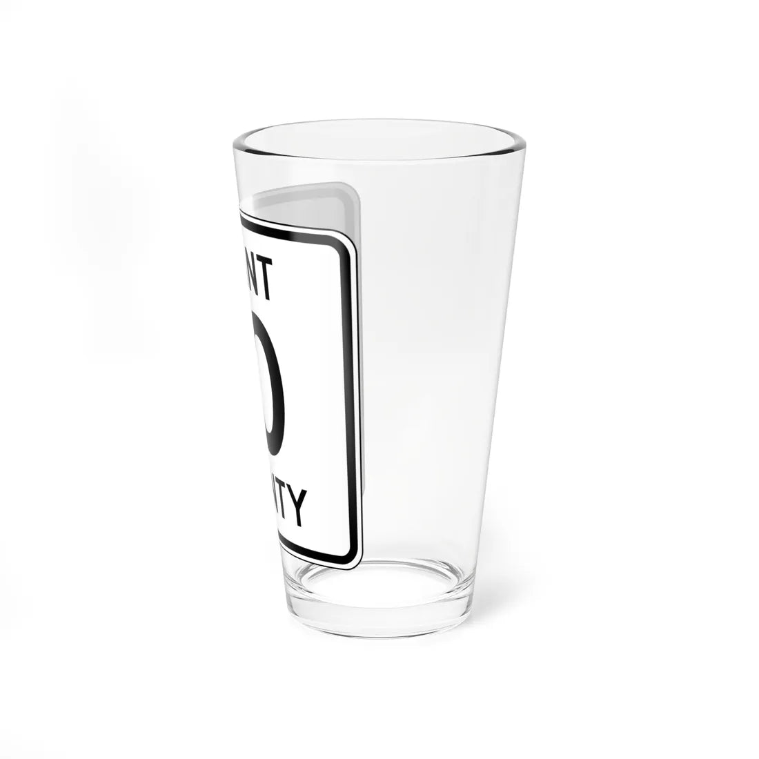 Grant County Route 10 MN (Minnesota) (Road Sign) Pint Glass 16oz - Go Mug Yourself