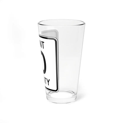 Grant County Route 10 MN (Minnesota) (Road Sign) Pint Glass 16oz - Go Mug Yourself