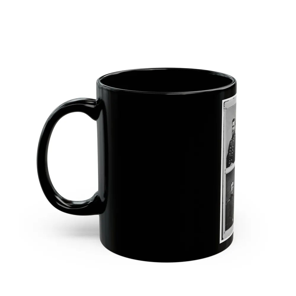 Grant, Sherman, Thomas, And Mcpherson (U.S. Civil War) Black Coffee Mug-Go Mug Yourself