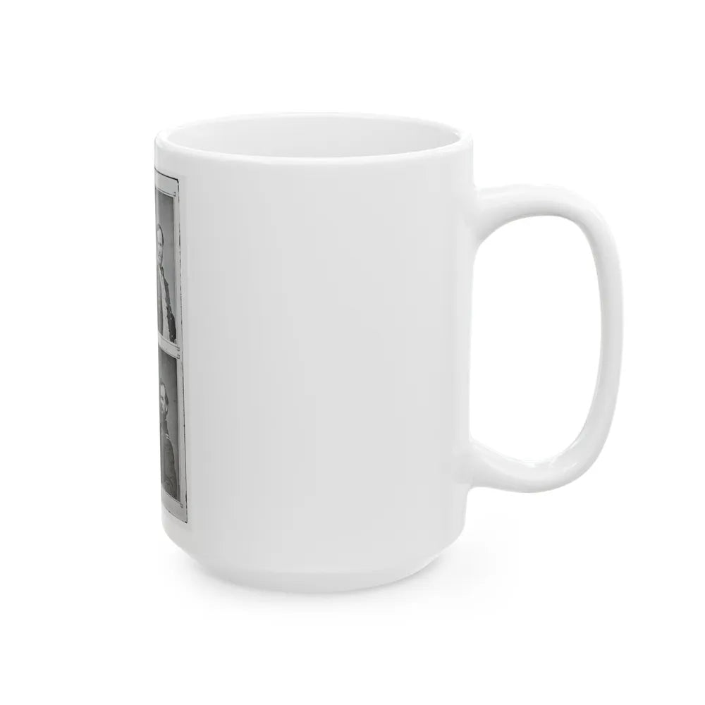 Grant, Sherman, Thomas, And Mcpherson (U.S. Civil War) White Coffee Mug-Go Mug Yourself