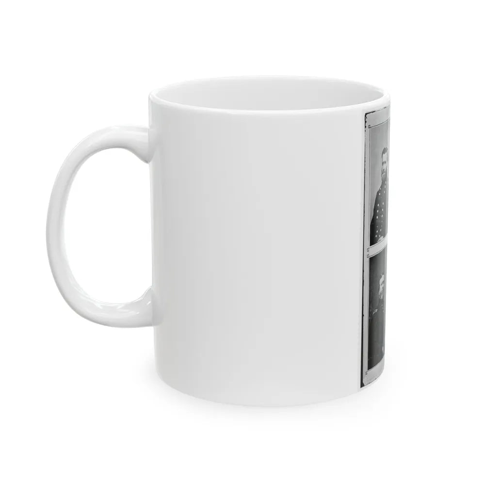 Grant, Sherman, Thomas, And Mcpherson (U.S. Civil War) White Coffee Mug-Go Mug Yourself