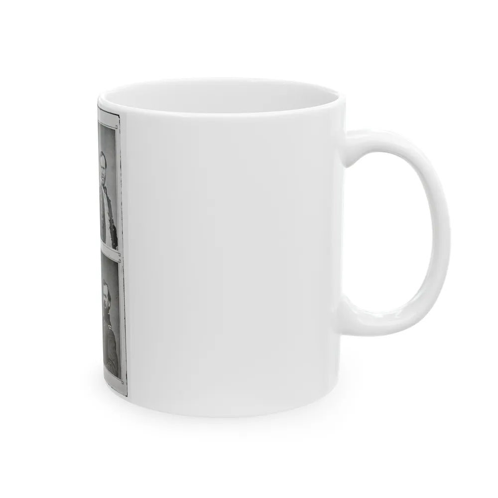 Grant, Sherman, Thomas, And Mcpherson (U.S. Civil War) White Coffee Mug-Go Mug Yourself