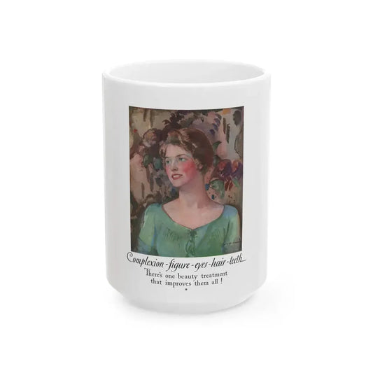 Grape Nuts ad, McCall's magazine, May 1927 - White Coffee Mug 15oz - Go Mug Yourself