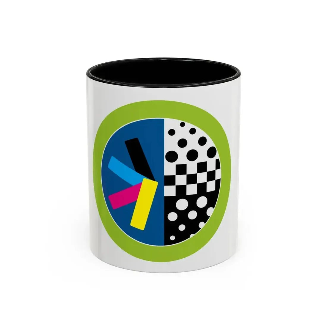 Graphic Arts (Boy Scout Merit Badge) Accent Coffee Mug 11oz Black - Go Mug Yourself