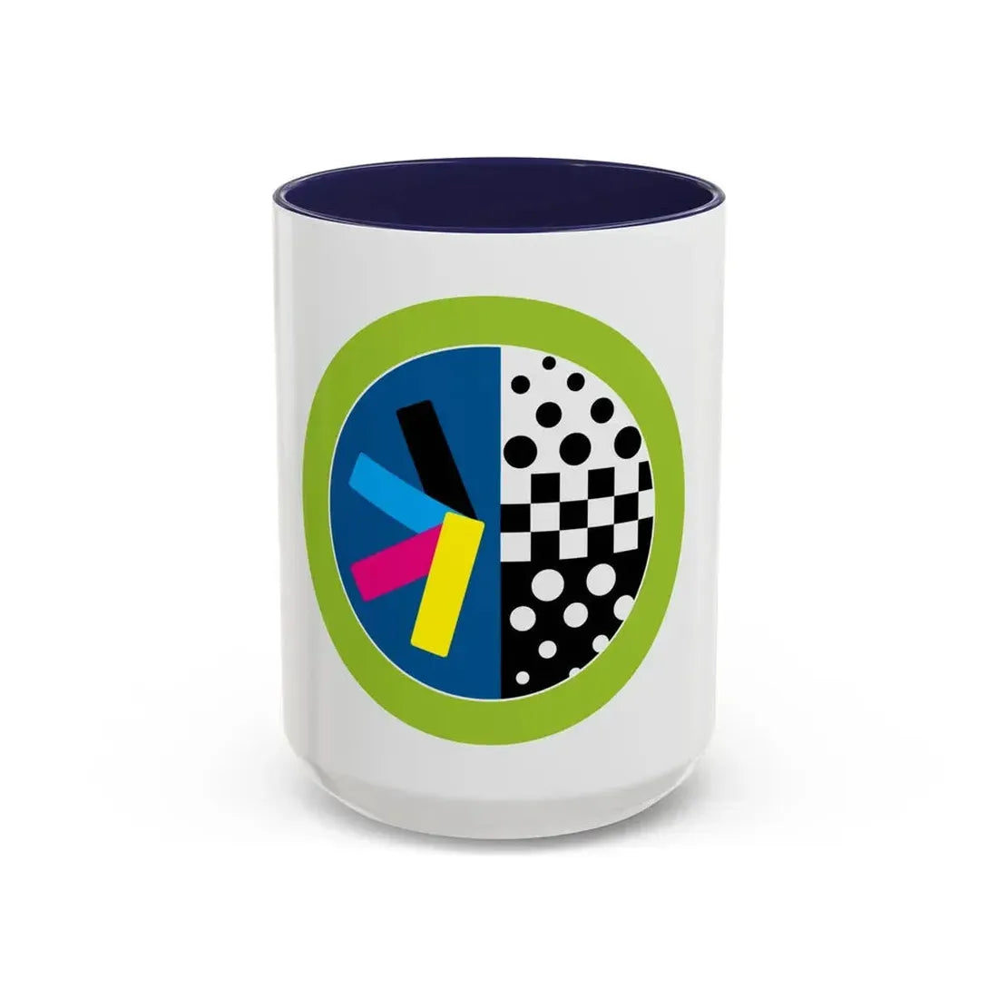Graphic Arts (Boy Scout Merit Badge) Accent Coffee Mug 15oz Navy - Go Mug Yourself