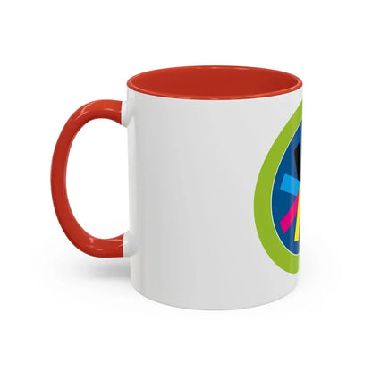 Graphic Arts (Boy Scout Merit Badge) Accent Coffee Mug - Go Mug Yourself