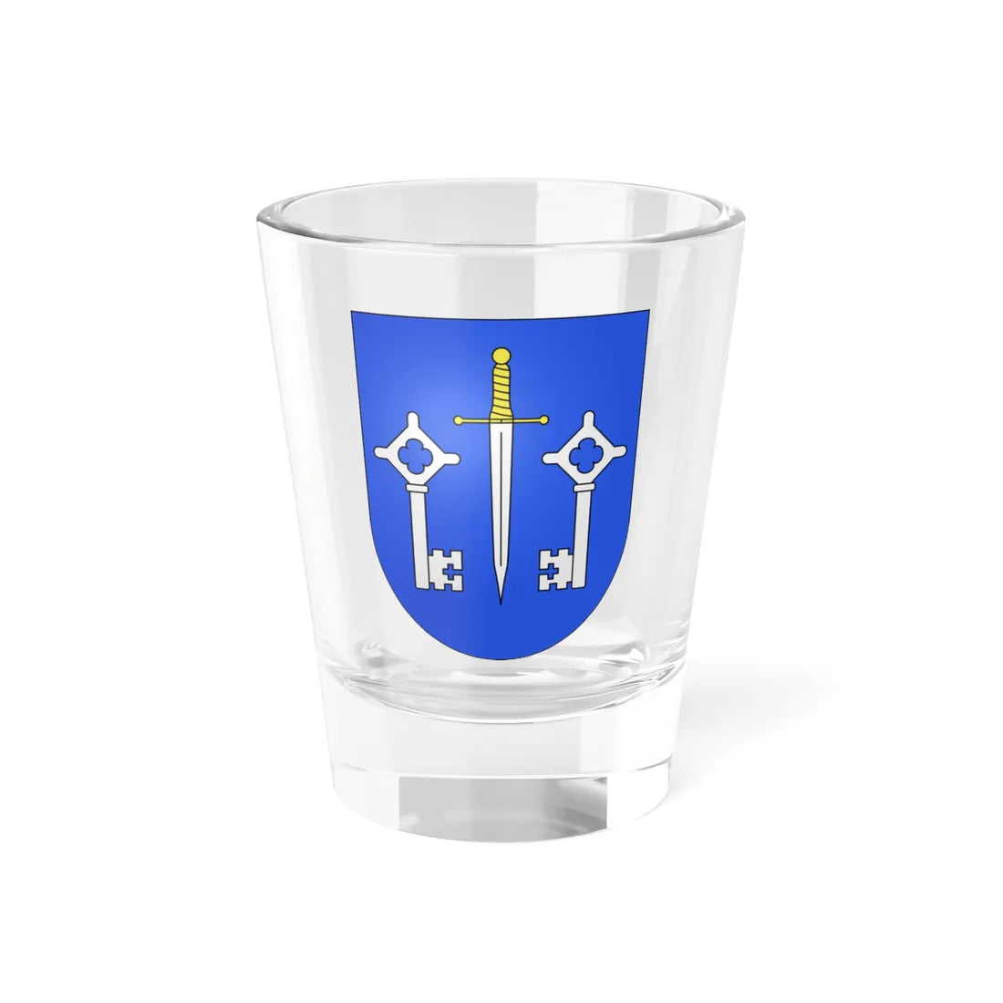 Gravesano-coat of arms (Switzerland) (Coat of Arms) Shot Glass 1.5oz 1.5oz - Go Mug Yourself