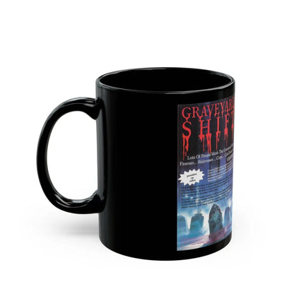 GRAVEYARD SHIFT CVG (VHS COVER) - Black Coffee Mug-Go Mug Yourself