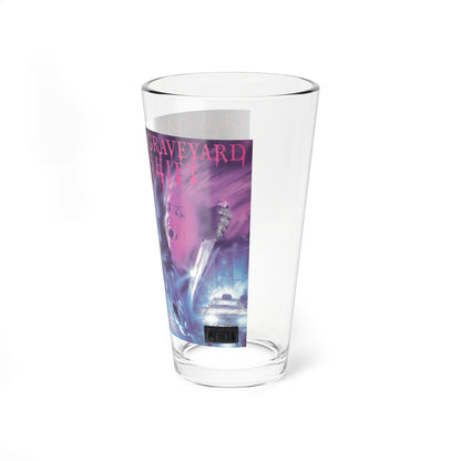 GRAVEYARD SHIFT CVG (VHS COVER) Pint Glass 16oz-Go Mug Yourself