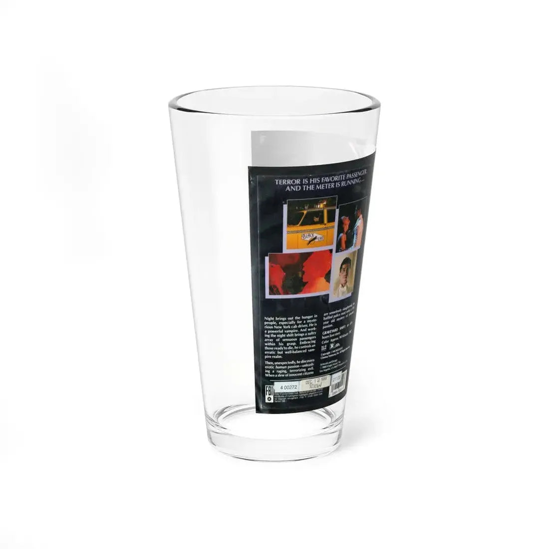 GRAVEYARD SHIFT (VHS COVER) Pint Glass 16oz - Go Mug Yourself