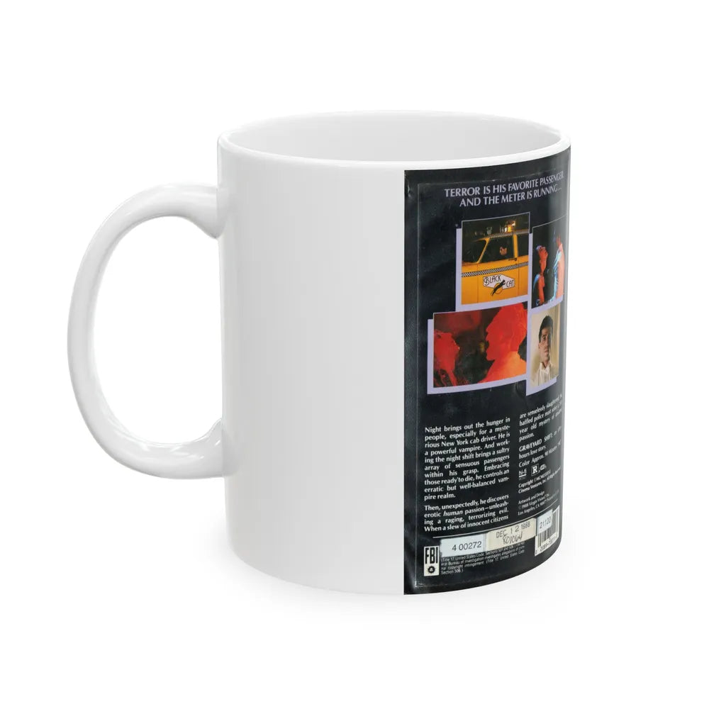 GRAVEYARD SHIFT (VHS COVER) - White Coffee Mug-Go Mug Yourself