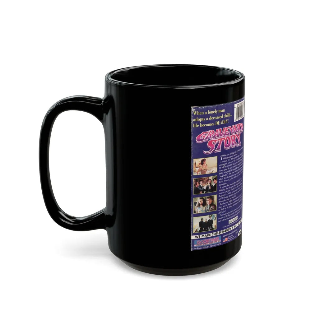 Graveyard Story (VHS COVER) - Black Coffee Mug-Go Mug Yourself