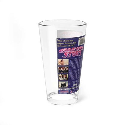 Graveyard Story (VHS COVER) Pint Glass 16oz - Go Mug Yourself