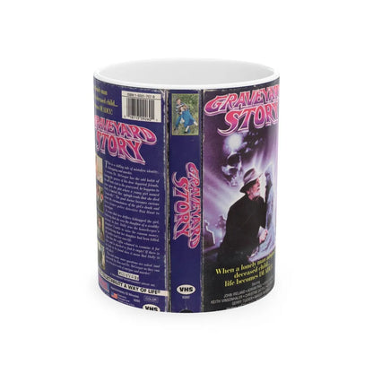 Graveyard Story (VHS COVER) - White Coffee Mug-11oz-Go Mug Yourself