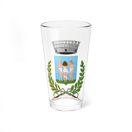 Grazzanise-Stemma (Italy) (Coat of Arms) Pint Glass 16oz 16oz - Go Mug Yourself