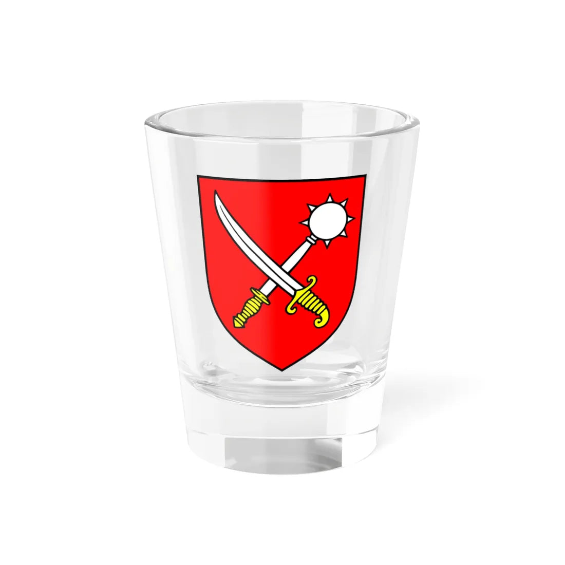 Grb Čavla (Croatia) (Coat of Arms) Shot Glass 1.5oz 1.5oz - Go Mug Yourself