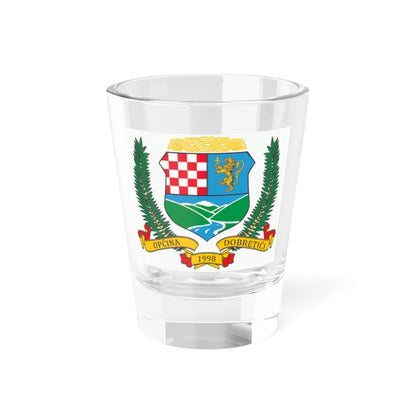 Grb općine Dobretići (Bosnia and Herzegovina) (Coat of Arms) Shot Glass 1.5oz 1.5oz - Go Mug Yourself