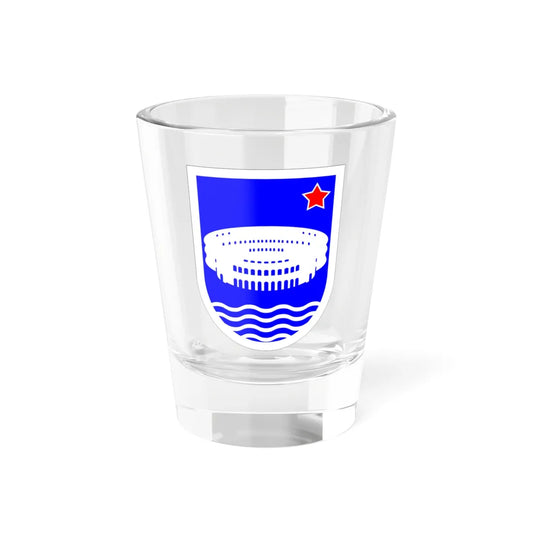 Grb Pule SFRJ (Croatia) (Coat of Arms) Shot Glass 1.5oz 1.5oz - Go Mug Yourself