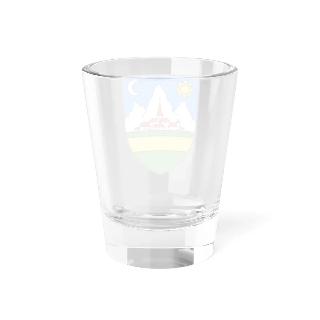 Grb Ravne Gore (Croatia) (Coat of Arms) Shot Glass 1.5oz - Go Mug Yourself